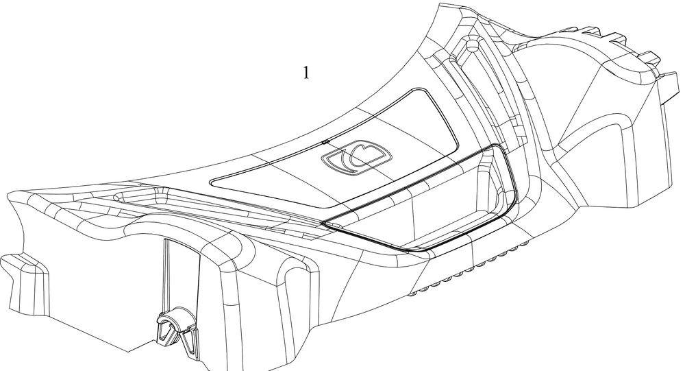 Front Axle Cover Diagram and Parts List for (11AA92J709)(2016) Cub Cadet Lawn Mower